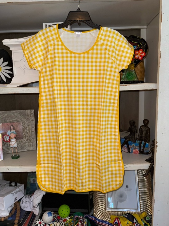 LAKE Other - LAKE pajamas pima nightgown gown daisy gingham XS nwot